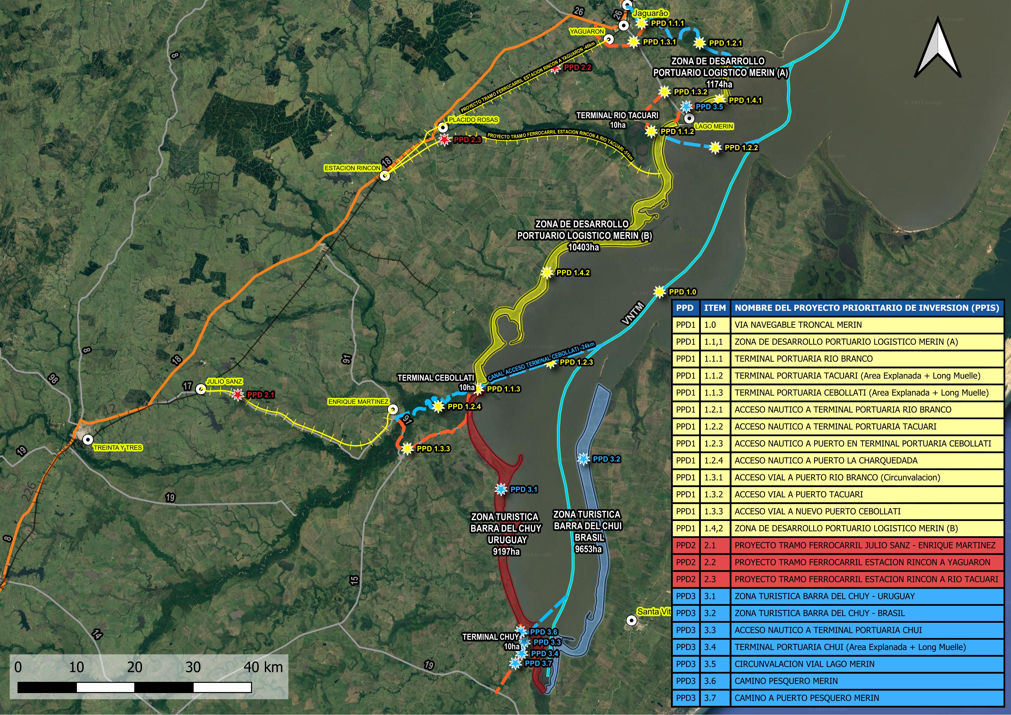 Servicio de consultoría para la elaboración de una Hoja de Ruta para impulsar el desarrollo integral de la región transfronteriza en torno a la Laguna Merín”